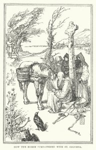 Cómo el caballo simpatizó con San Columba de Henry Justice Ford