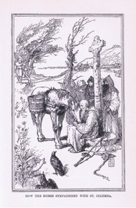 Cómo el caballo simpatizó con San Columba de Henry Justice Ford