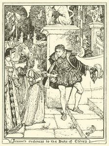 La grosería de Jeanne al duque de Cleves de Henry Justice Ford