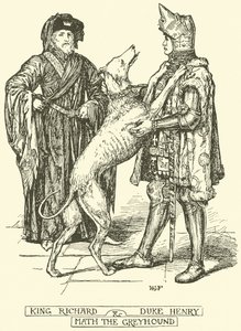 El rey Ricardo y el duque Enrique igualan al galgo
