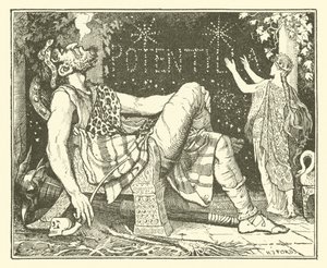 El príncipe Narciso y la princesa Potentilla (grabado) de Henry Justice Ford