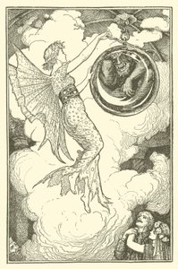 El príncipe Narciso y la princesa Potentilla (grabado)