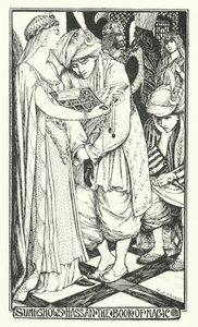Sumi muestra a Hassan el libro de magia de Henry Justice Ford