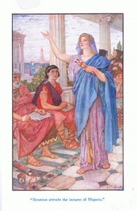 Sinesio asiste a las conferencias de Hipatia de Henry Justice Ford