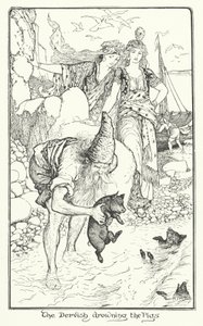 El derviche ahogando a los cerdos de Henry Justice Ford