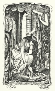 El hada, la princesa y la piel de asno (grabado) de Henry Justice Ford