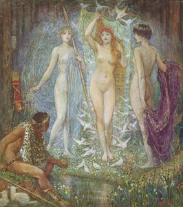 El Juicio de Paris, 1890 de Henry Justice Ford