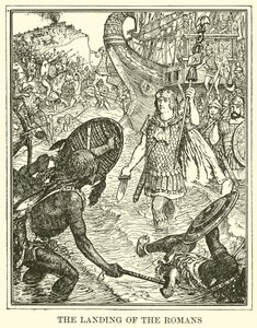 El desembarco de los romanos de Henry Justice Ford