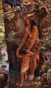 La chica lo bañaba cada mañana en la piscina de Henry Justice Ford