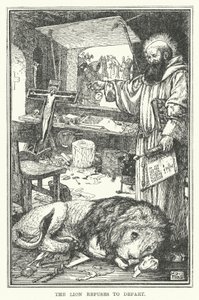 El león se niega a partir de Henry Justice Ford
