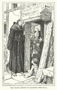 El sacerdote escucha la predicación de Colette de Henry Justice Ford