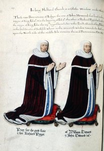Retratos de Richard Pygot y William Howard de Henry Lilly