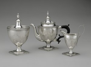 Tetera, Azucarero y Jarra de Crema de Henry Lupp