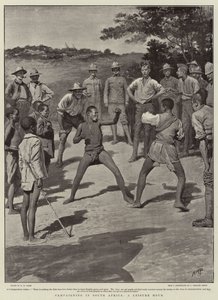 Campaña en Sudáfrica, una hora de ocio de Henry Marriott Paget
