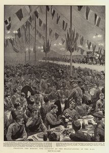Festín de los Héroes, el Banquete en el Cuartel General del HAC