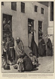 Alimentando a los Hambrientos, una Escena en una Prisión Provincial en Egipto de Henry Marriott Paget