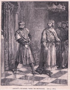 La disputa de Enrique con De Montford de Henry Marriott Paget