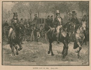 Rotten Row, Hyde Park, Londres, en 1830 de Henry Marriott Paget