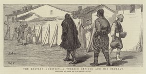 La Cuestión Oriental, un Oficial Turco y su Ordenanza