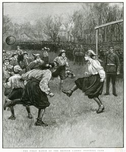 El primer partido del Club de Fútbol de Damas Británicas de Henry Marriott Paget