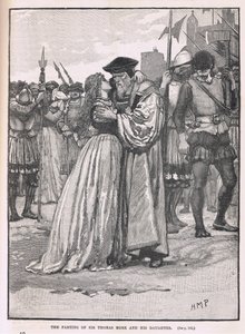 La despedida de Sir Thomas More y su hija 1534 de Henry Marriott Paget