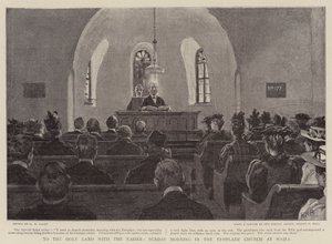 A Tierra Santa con el Kaiser, Domingo por la mañana en la iglesia de los Templarios en Haifa