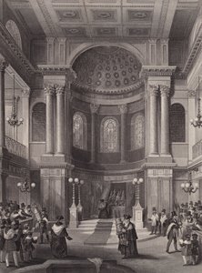 Celebración de la Fiesta de los Tabernáculos, Sinagoga Judía, Great St Helen