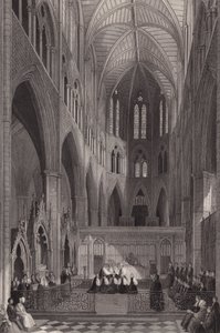 Consagración de obispos coloniales en la Abadía de Westminster, Londres de Henry Melville