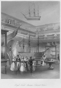 Museo Naval Real, Somerset House, c. 1841