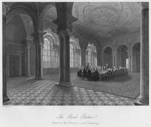 El salón del banco. Corte del gobernador y compañía de Henry Melville