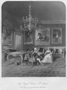 El Closet Real. - St. James. Su Majestad dando audiencia a un Embajador de Henry Melville
