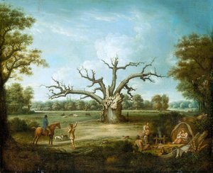 El Roble Fairlop, Bosque de Hainault, 1816 de Henry Milbourne