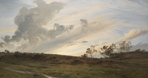 Una noche salvaje después de la lluvia, Yorkshire de Henry Moore