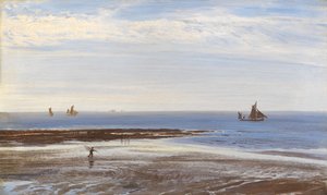 Cerca de Margate - Atardecer, 1870 de Henry Moore