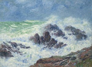 Tiempo tormentoso en Saint Grenoble, Pointe de Penmarch, 1905 de Henry Moret