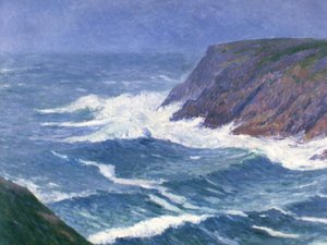 Île de Groix, paisaje costero entrada del puerto Saint Nicolas de Henry Moret