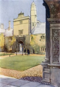 La puerta de la virtud, Gonville y Caius College de Henry Morley