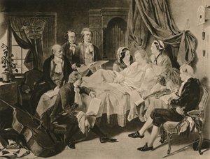 El lecho de muerte de Mozart de Henry Nelson O