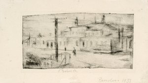 La estación de tren en Randers de Henry Nielsen