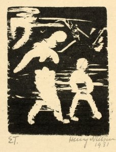 Mujer caminando y niño