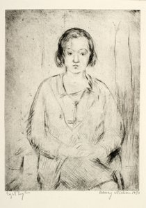 La hermana del artista de Henry Nielsen