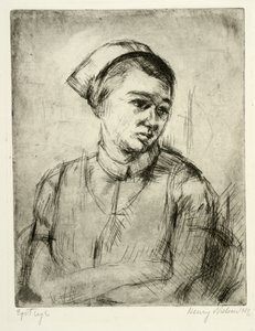 Retrato de una enfermera de Henry Nielsen