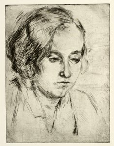 Retrato de la hermana del artista, Ella Wahlgreen Nielsen