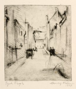 Callejón en Allinge de Henry Nielsen