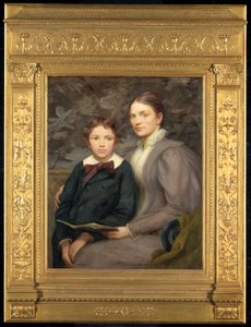 Sra. William T. Evans y Su Hijo de Henry Oliver Walker