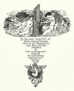 Sonetos de Shakespeare, Dedicatoria