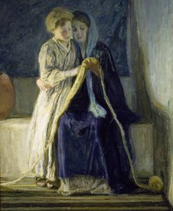 Cristo y su madre estudiando las Escrituras, c.1909