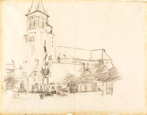 Iglesia, St.-Germain-des-Prés, Francia de Henry Ossawa Tanner