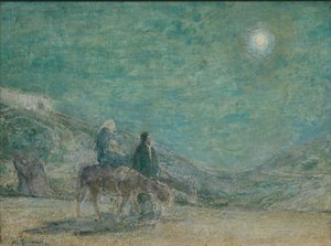 Huida a Egipto, c.1916 (óleo sobre tabla de madera)