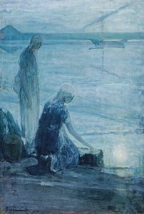 Moisés en las praderas de Henry Ossawa Tanner